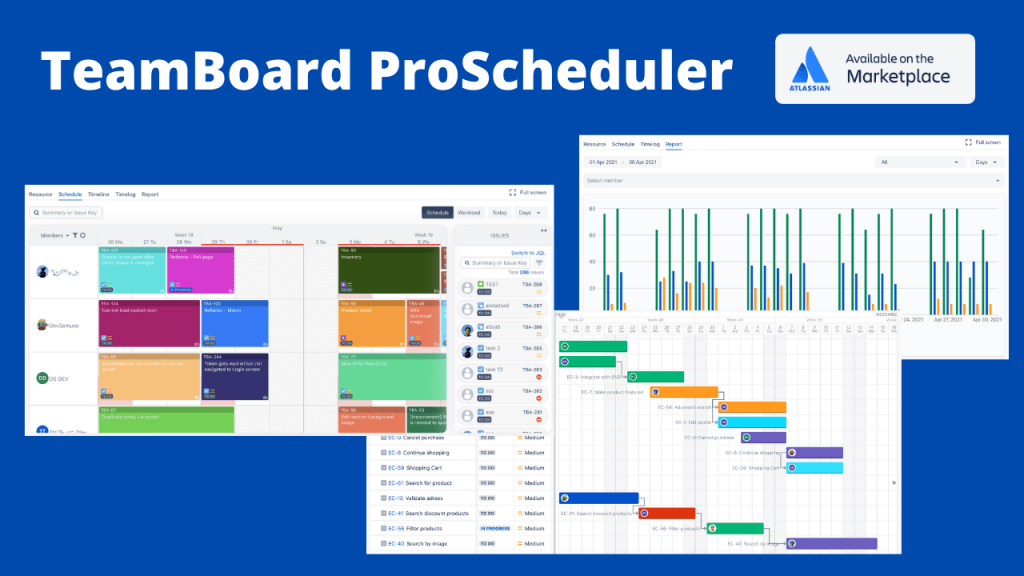 Resource Planning with TeamBoard ProScheduler vs. Tempo Planner