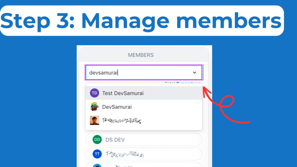 Step 3_ Manage members