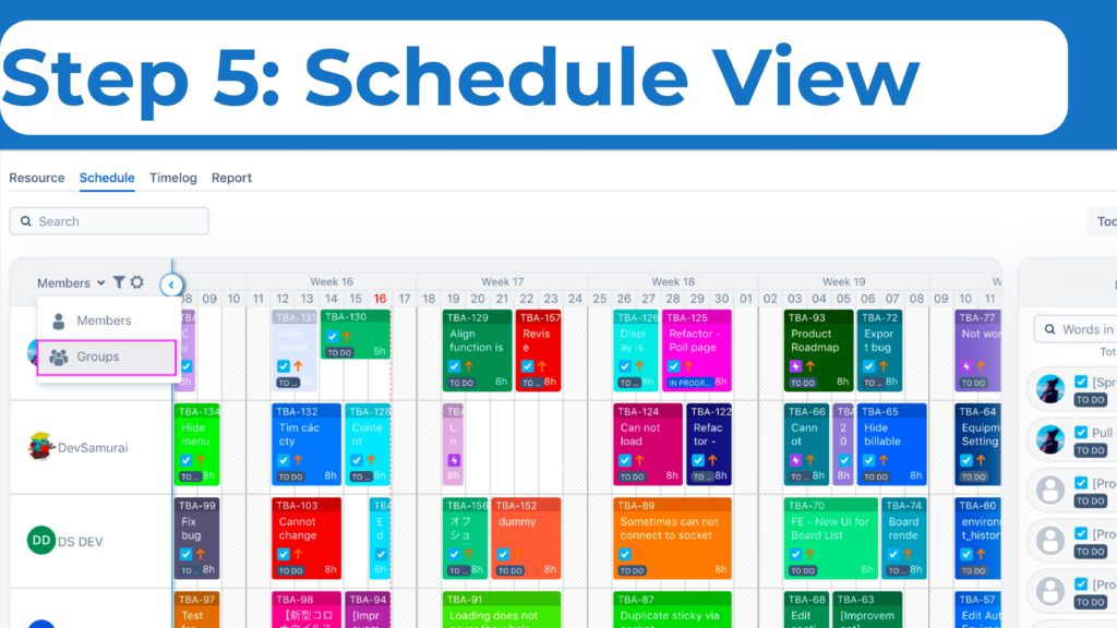 Step 5_ Schedule View