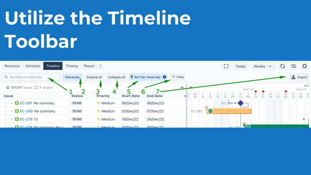 TimeLine in Jira using TeamBoard ProScheduler 2