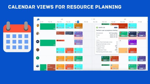 Resource Planning in Project Management with Calendar Views - TeamBoard ...