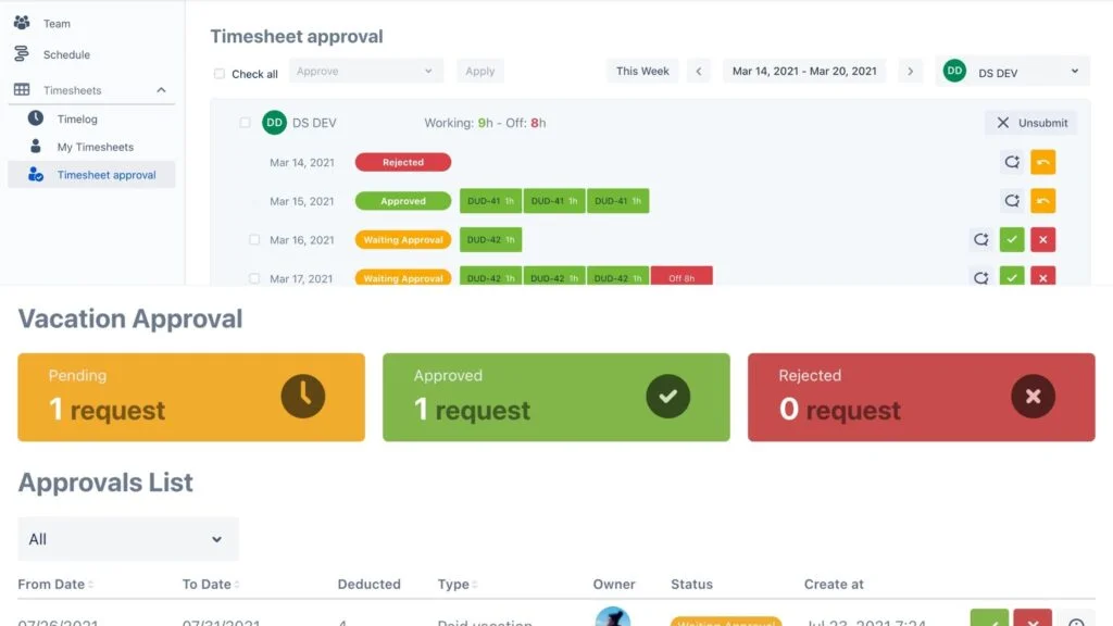 Enhanced Accountability with Timesheet Approval for jira work logging