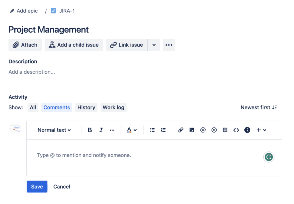 Project management for jira - Real-time Collaboration