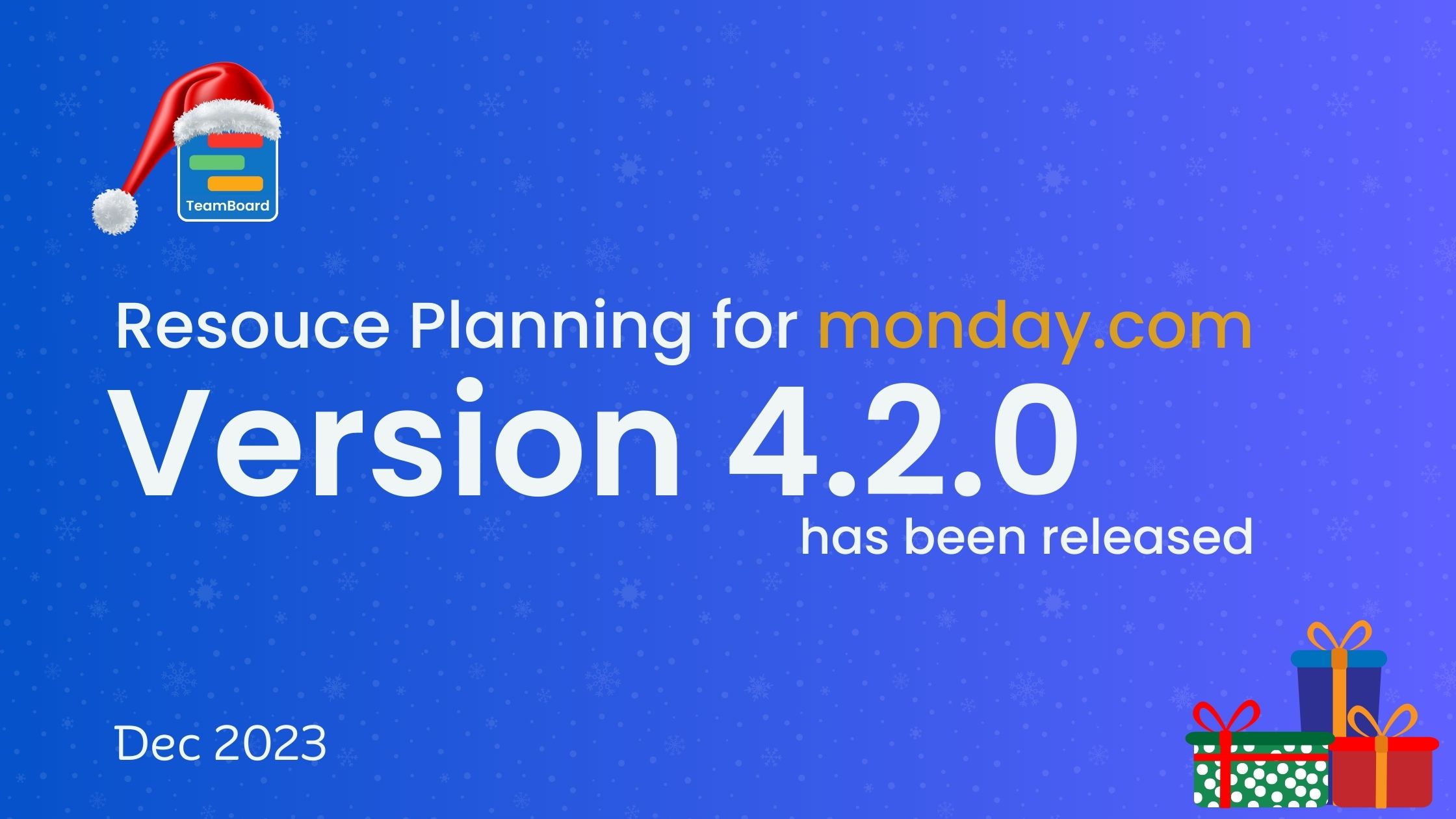Resource Planning for monday.com Ver 4.2.0