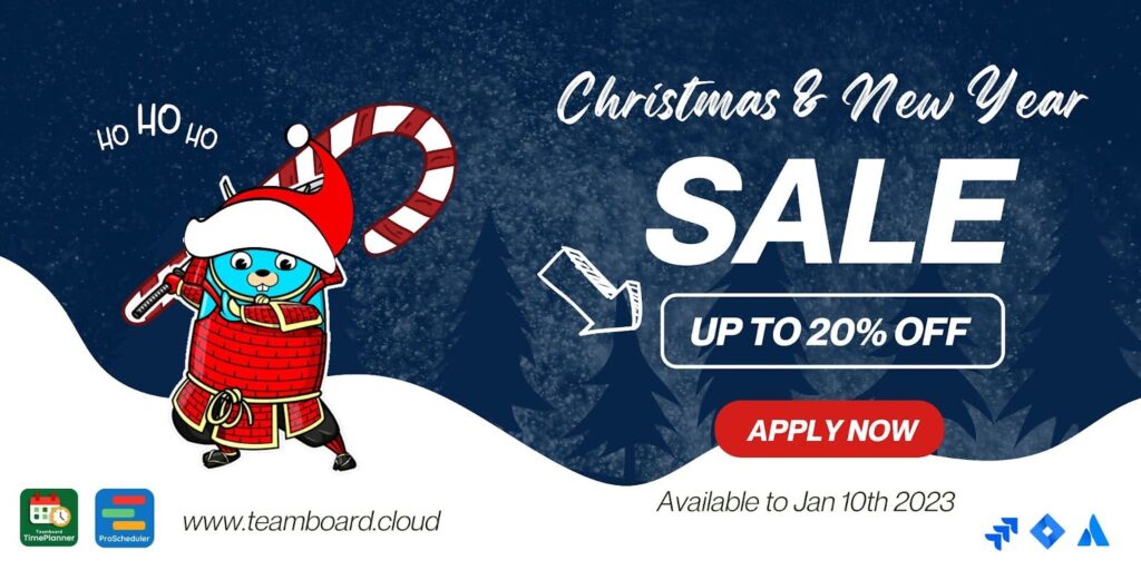 TeamBoard Christmas and New Year Sale
