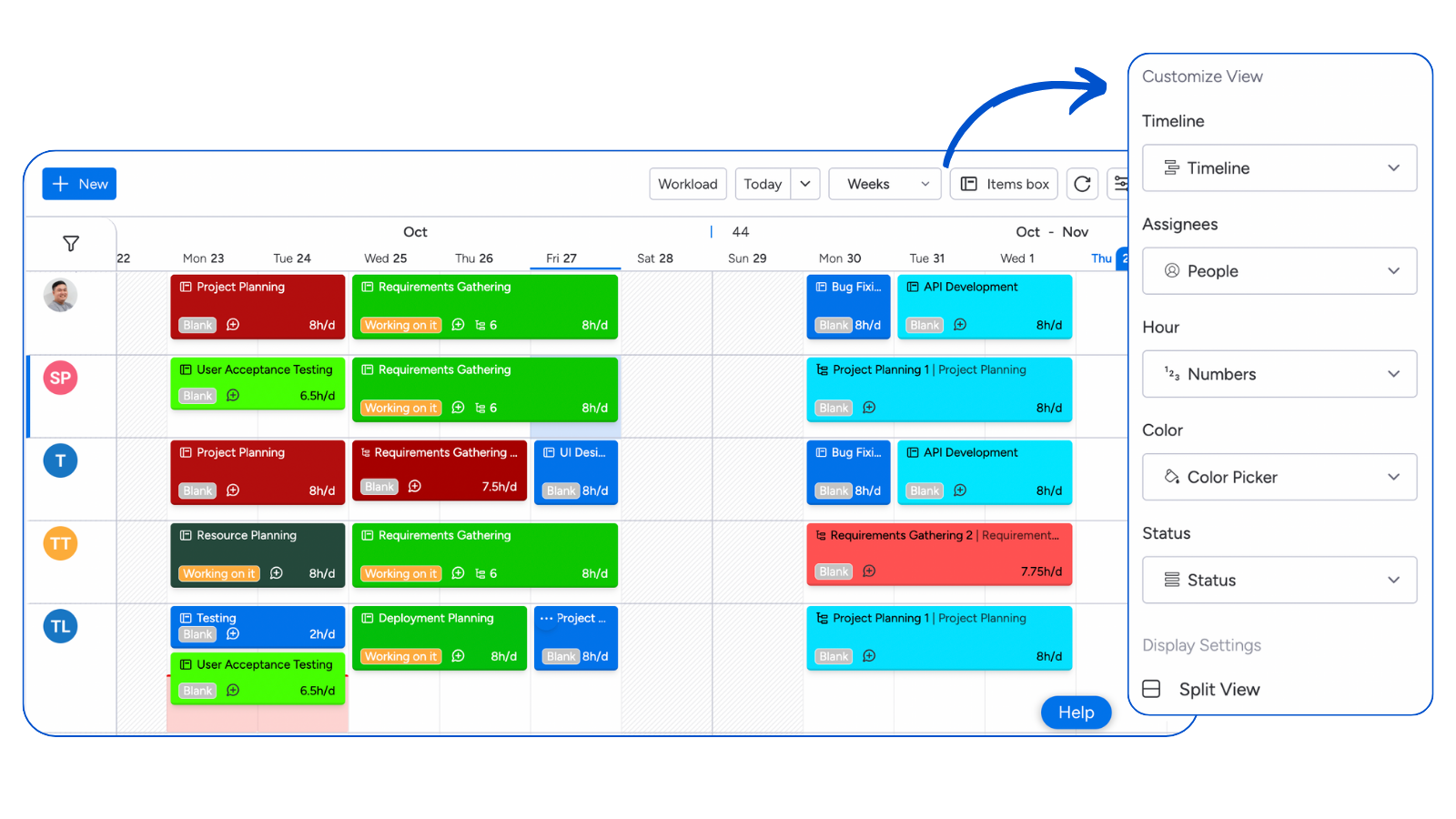 schedule board