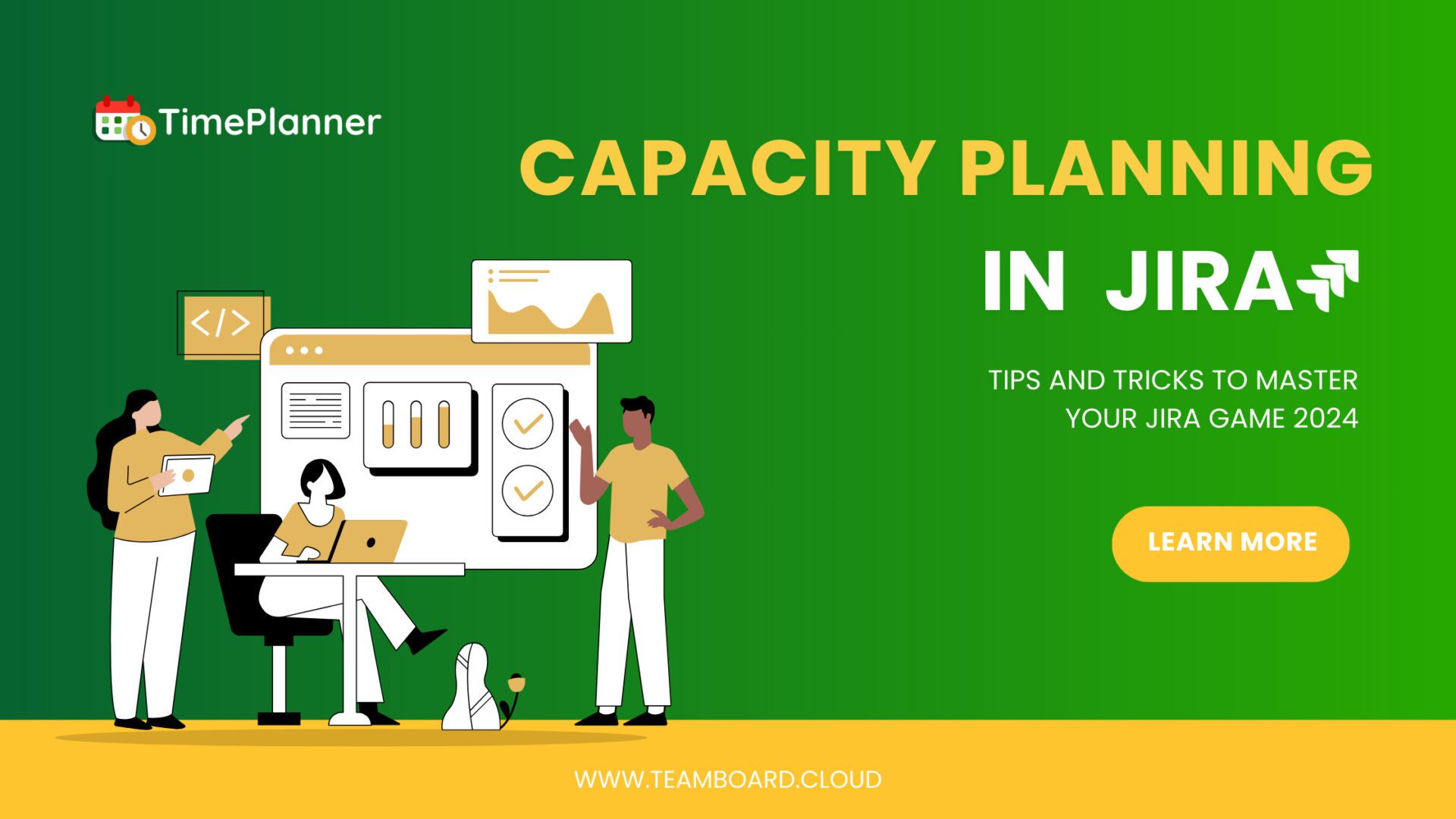 capacity planning in jira - timplanner blog thumbnails