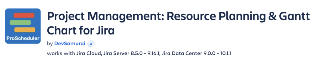 Top 5 jira capacity planning tools- ProScheduler