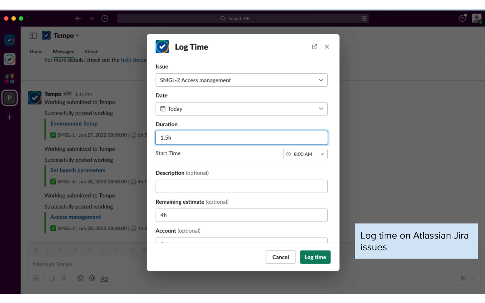 Slack integration