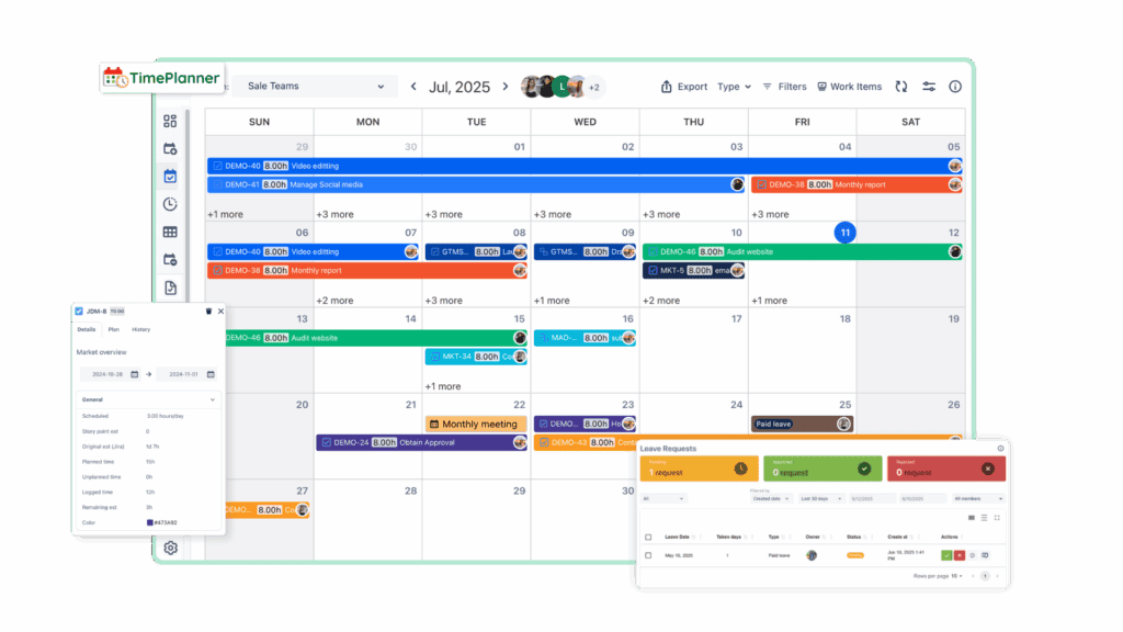 Jira Resource Planning with TimePlanner