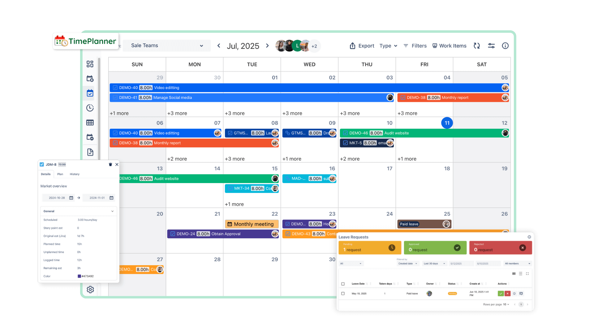 Jira resource planning with TimePlanner - Hero image