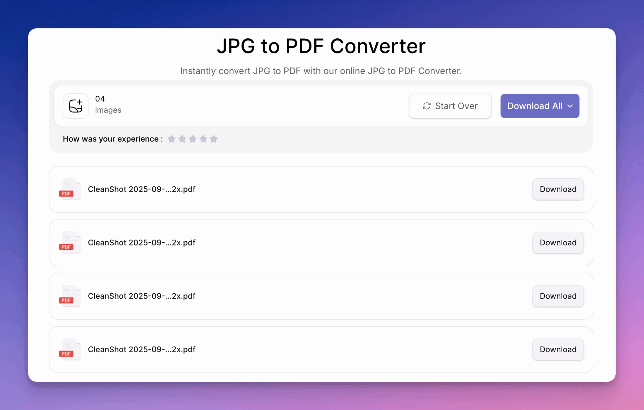 JPG to PDF
