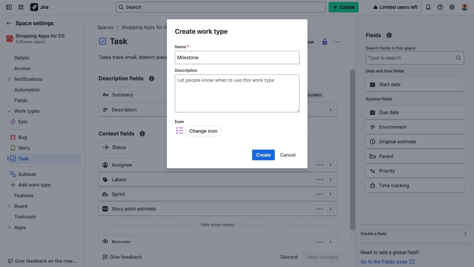3.2 Create a Custom Issue Type