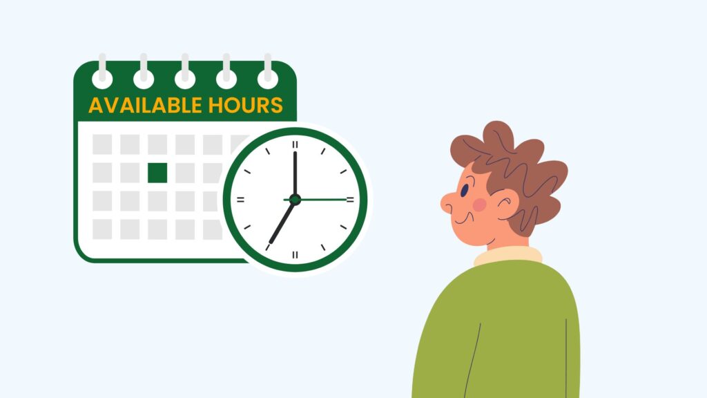 Assess available hours