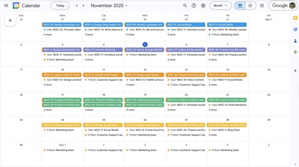 View Jira tasks on GG Calendar