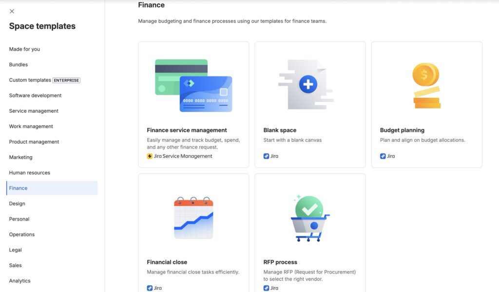 Create a Jira project for month end close