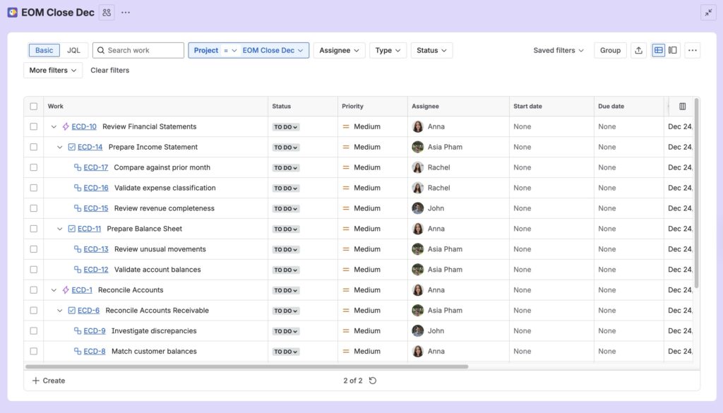 Define your project structure