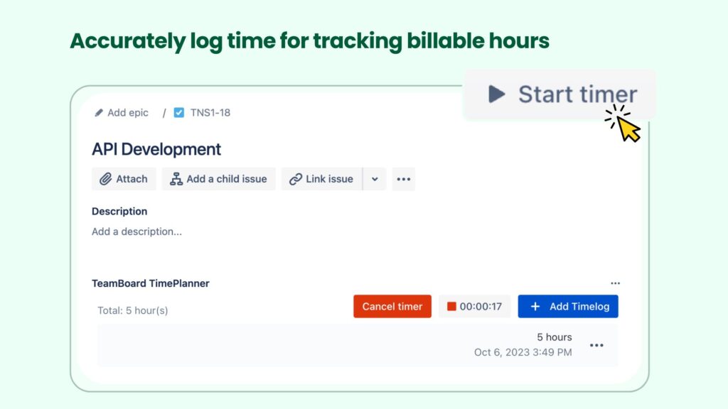 Accurately log time for tracking billable hours