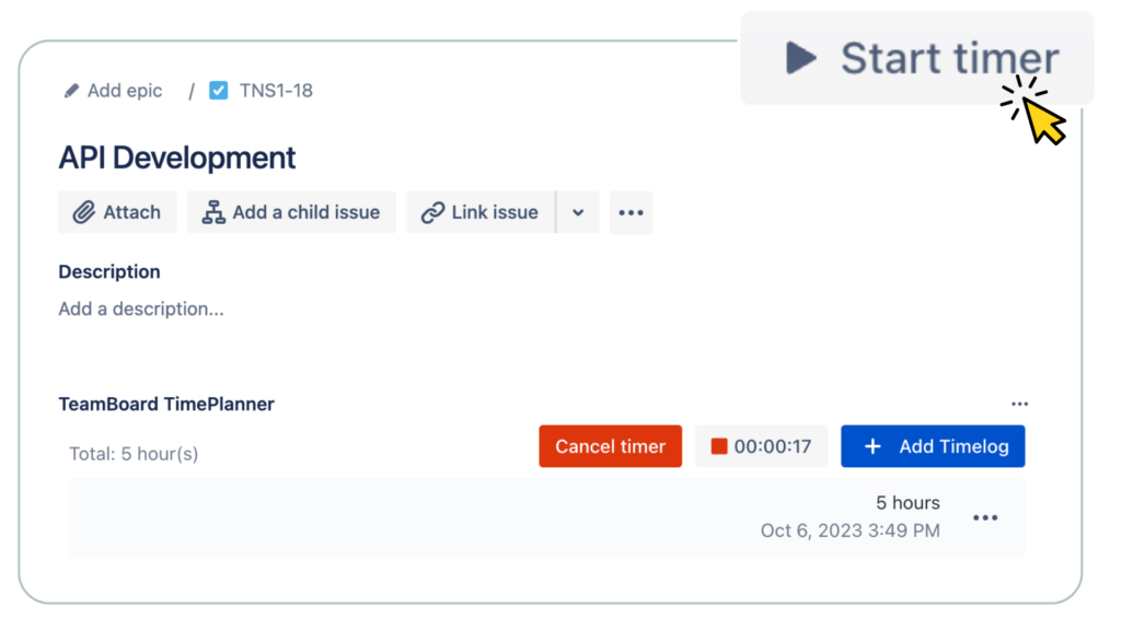 Accurately log time with a Stop watch timer
