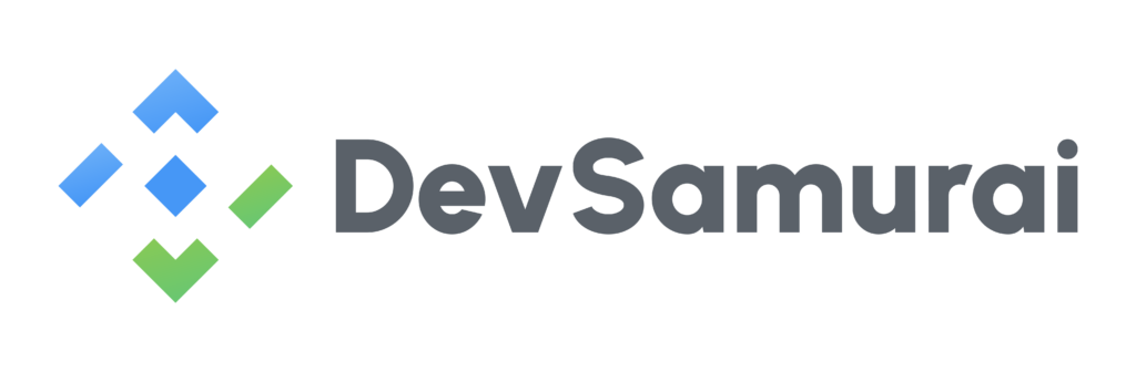 DevSamurai Logo Horizontal Grey