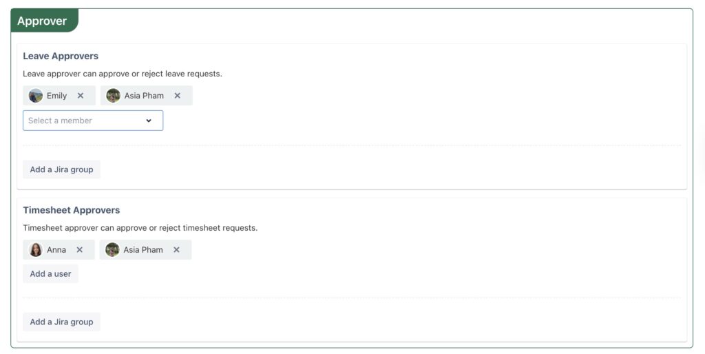 Timesheet Approval permission