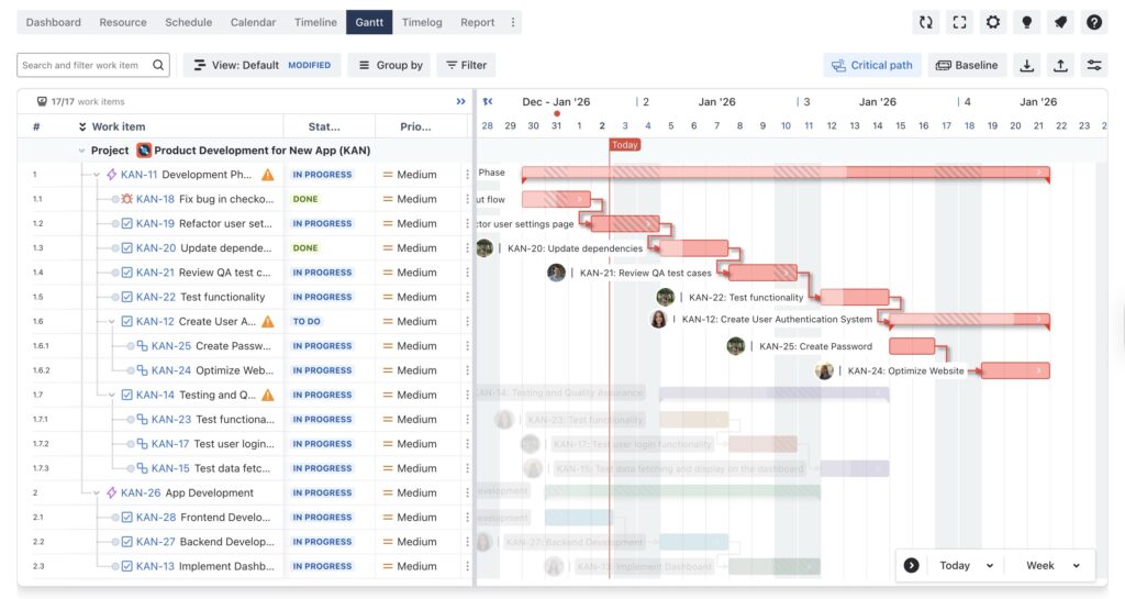 Identify the Critical Path