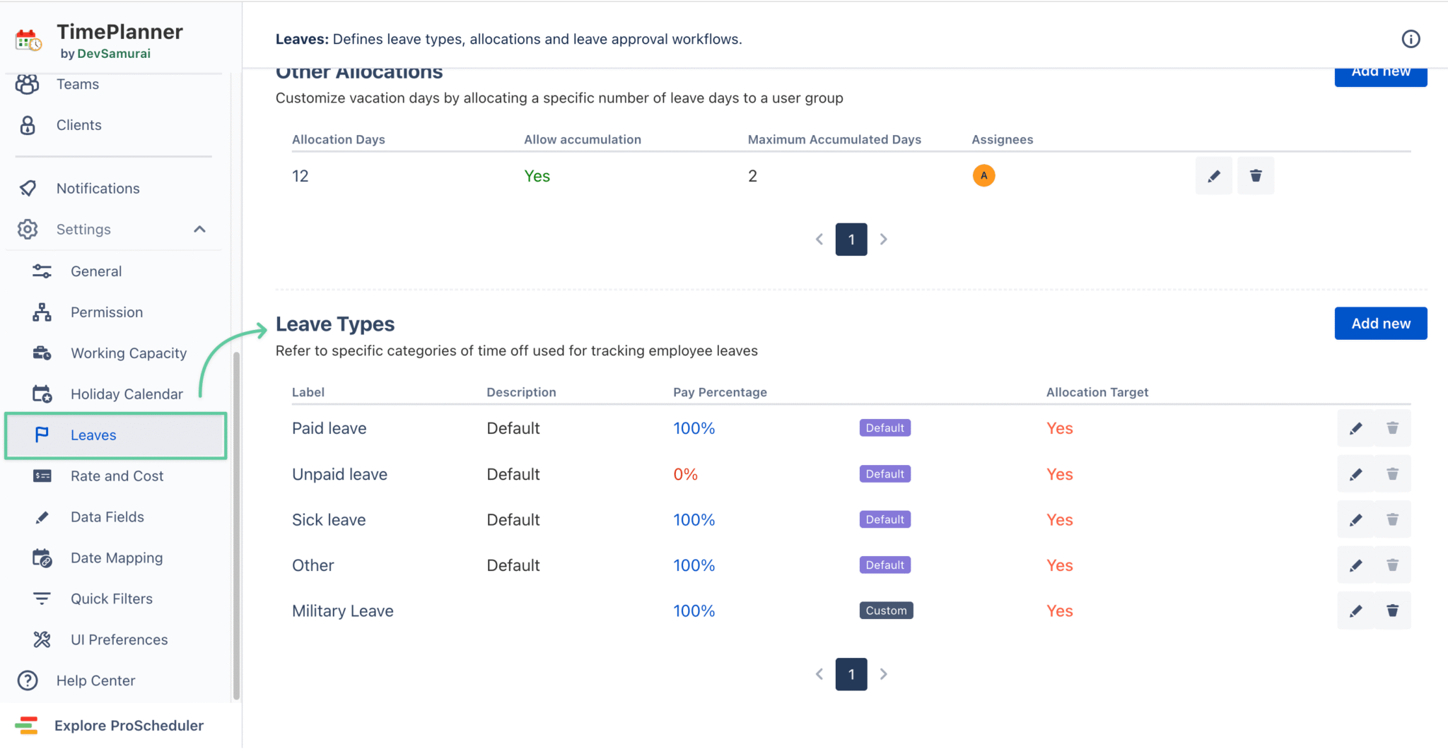 How to Set Up Custom Leave Types