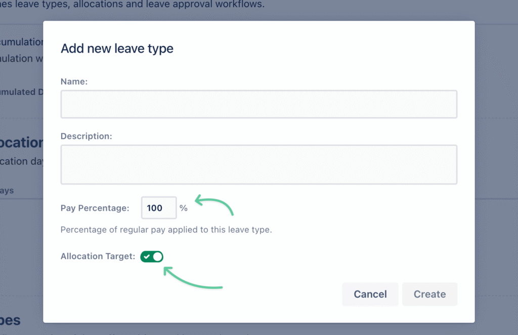 Decide pay percentage