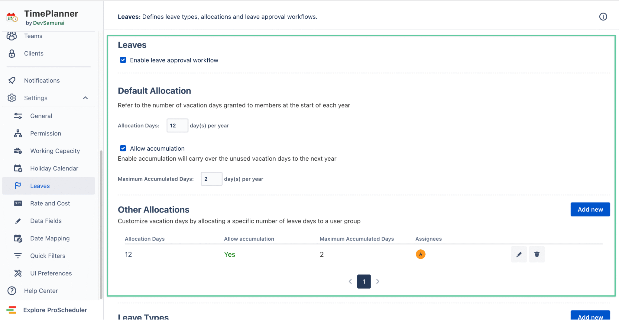How to Set Up Custom Leave Types