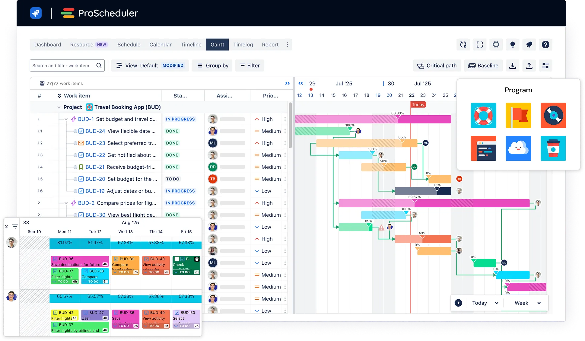 1. TeamBoard ProScheduler for Jira
