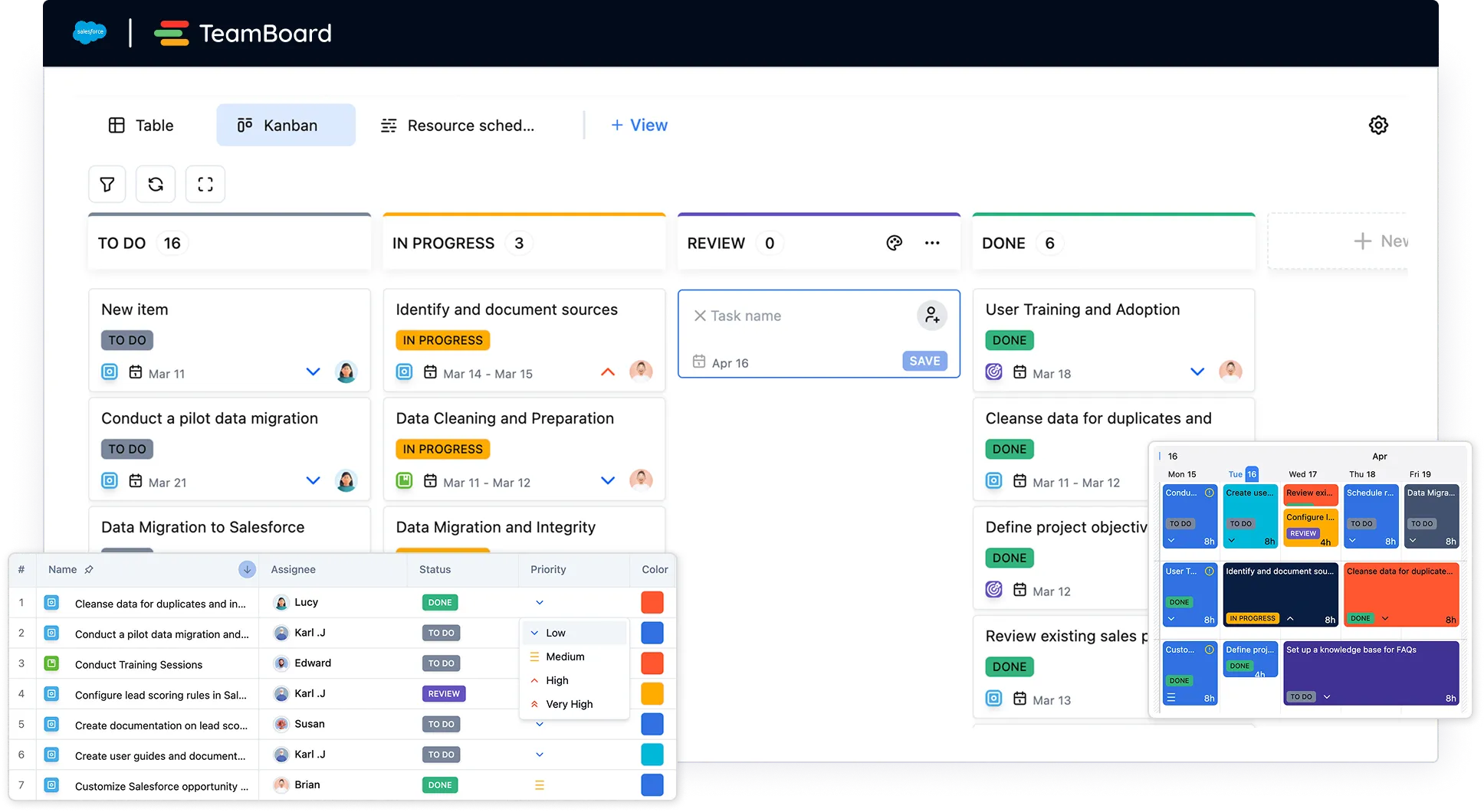 4. TeamBoard for Salesforce
