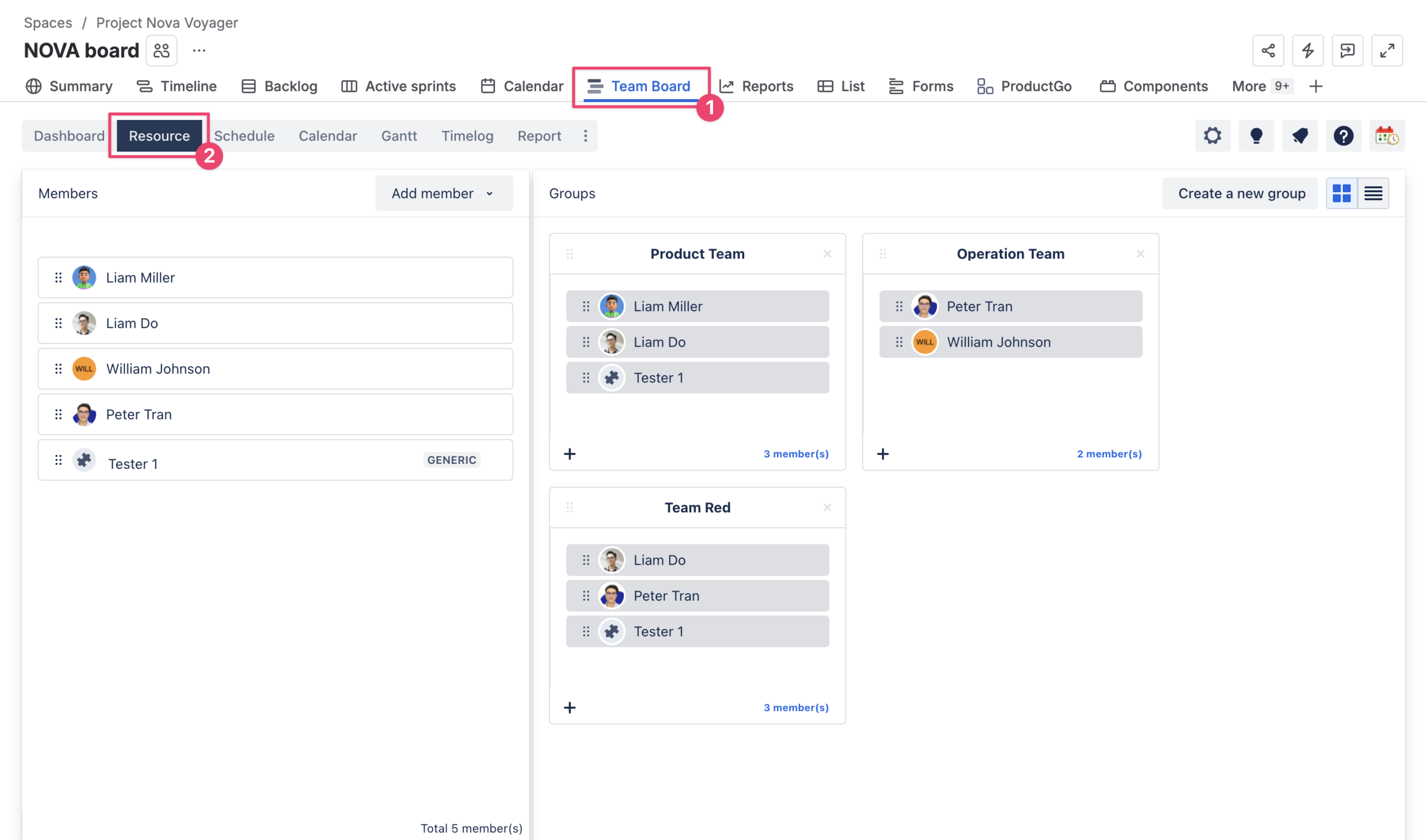 Step 1 Install ProScheduler, Open Your Board, and Set Up Resources